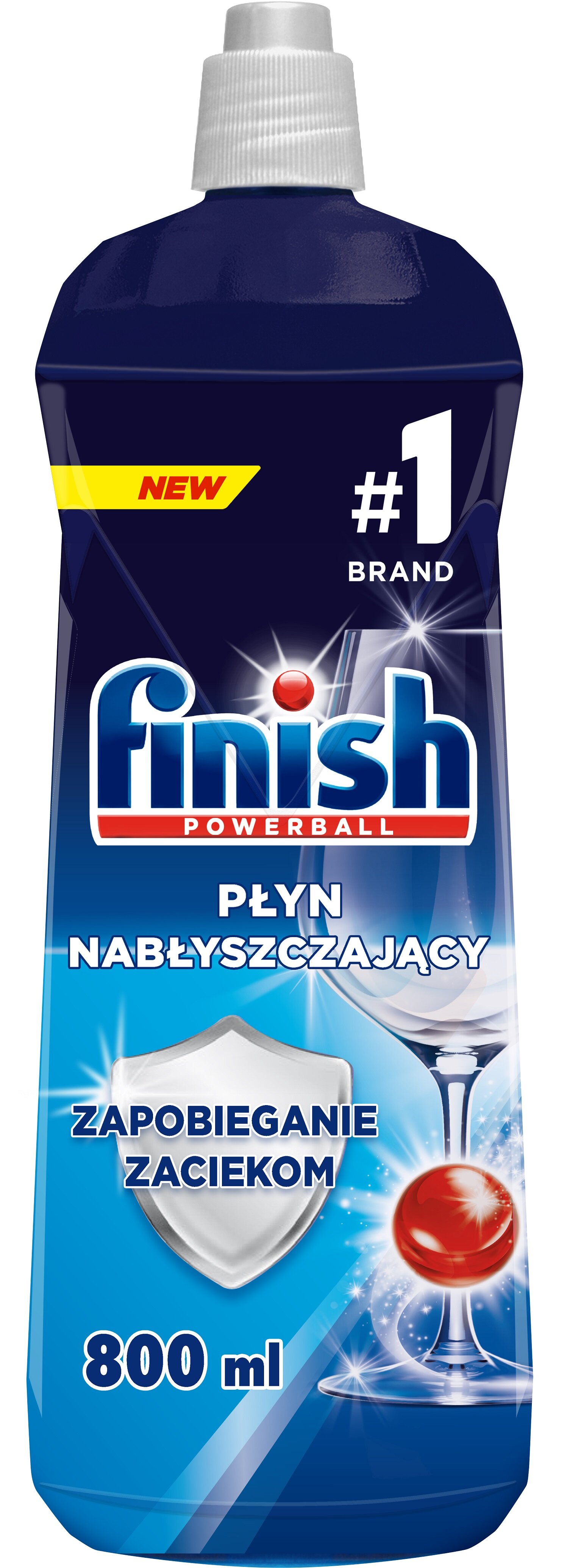 FINISH Shine Protect Regularny 800 ml Nabłyszczacz do zmywarek niskie