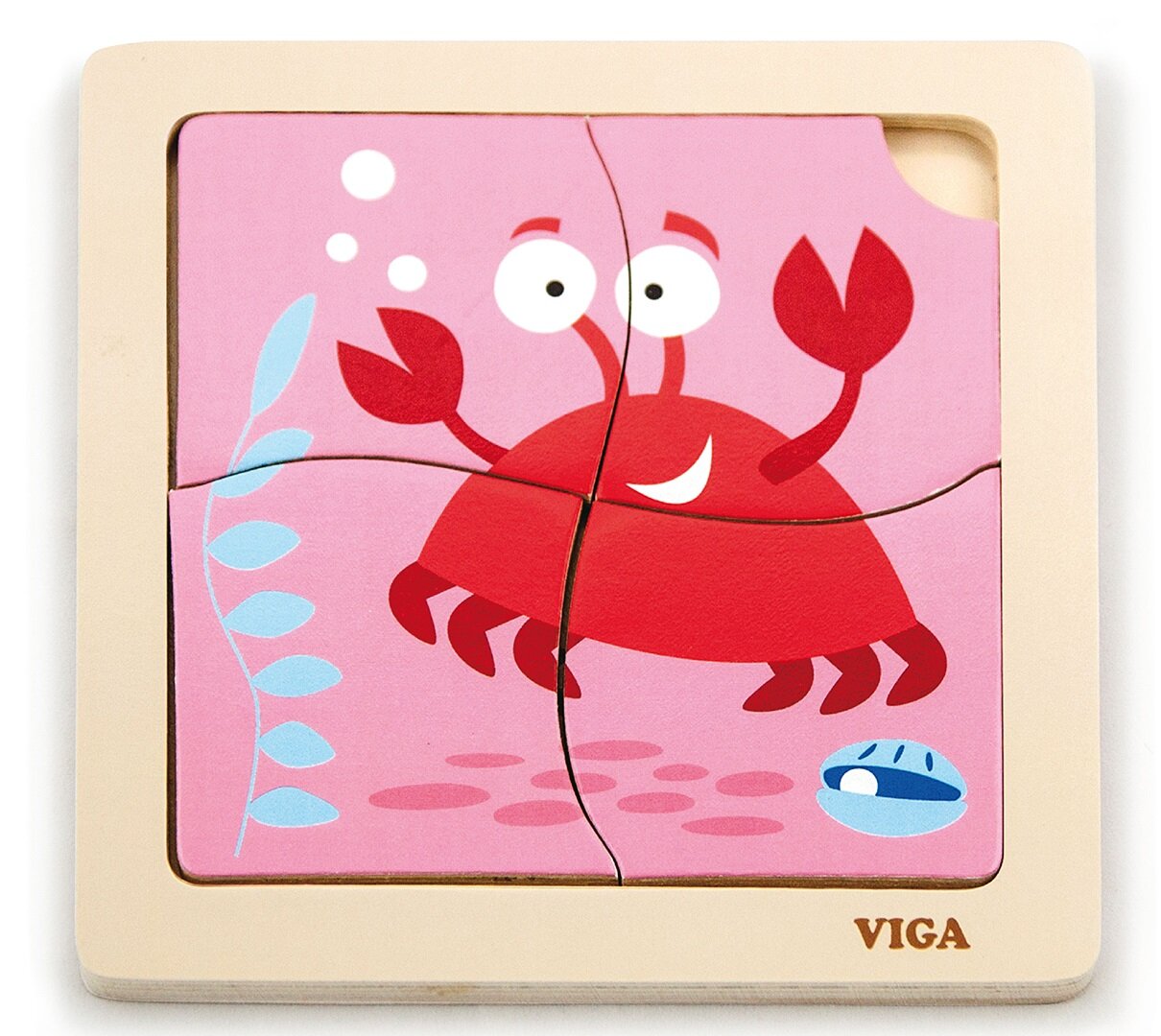 VIGA Na podkładce Krab 50146 4 elementy Puzzle niskie ceny i