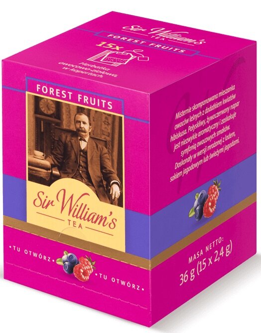 SIR WILLIAMS Forest Fruits 15 Sztuk Herbata Niskie Ceny I Opinie W