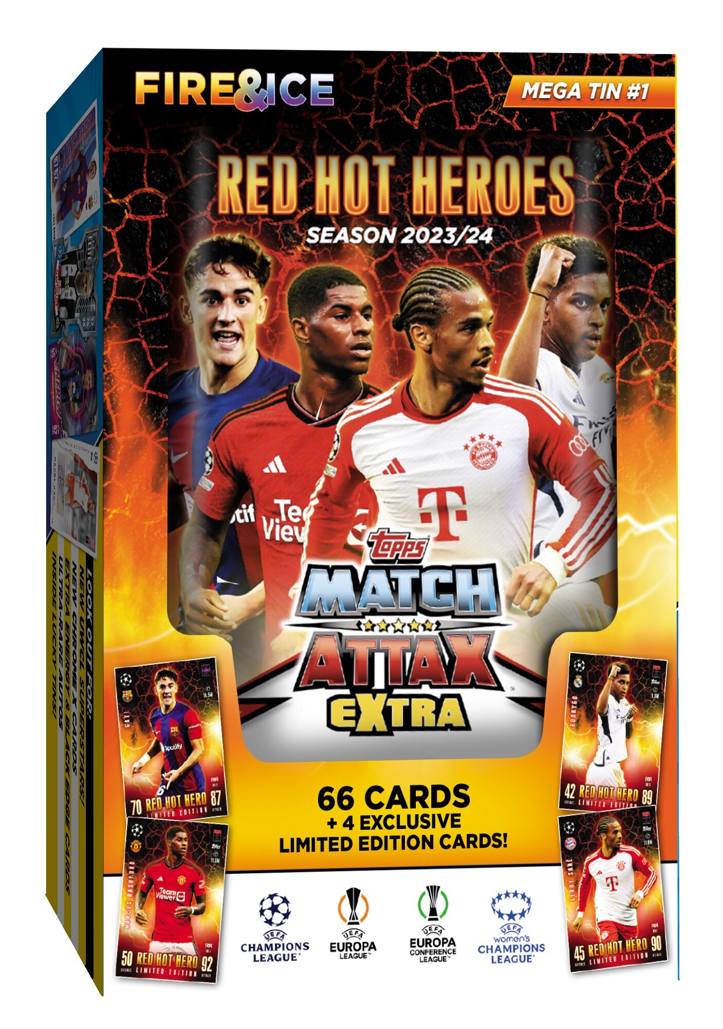 TOPPS Match Attax Extra Mega Puszka 1 Zestaw Karty Niskie Ceny I