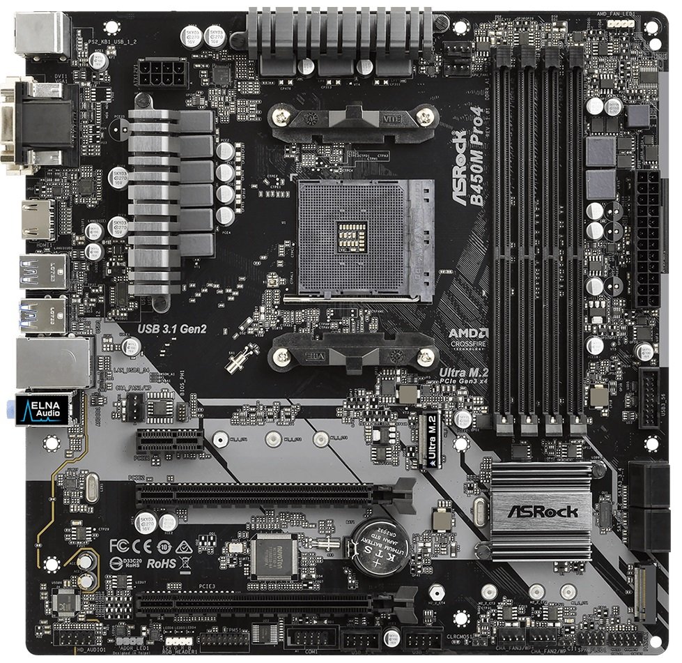 Asrock b450m pro4 какую оперативку брать