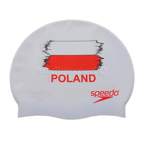 SPEEDO Poland Flag Biało-czerwony Czepek - ceny i opinie w Media Expert