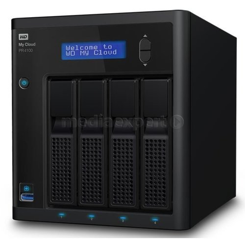 Serwer plików WD My Cloud Pro PR4100 8TB (WDBNFA0080KBK) - ceny i opinie w  Media Expert