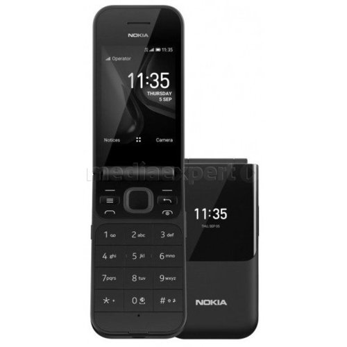 NOKIA 2720 Flip Dual Sim Czarny Telefon - ceny i opinie w Media Expert