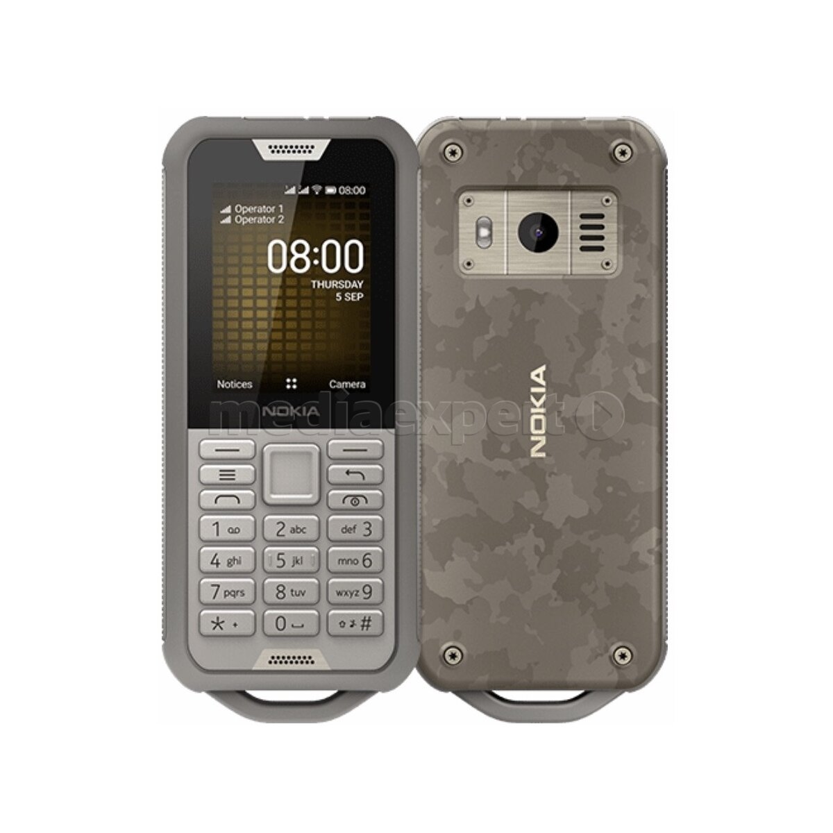 NOKIA 800 Tough Dual Sim Szary Telefon - ceny i opinie w ...