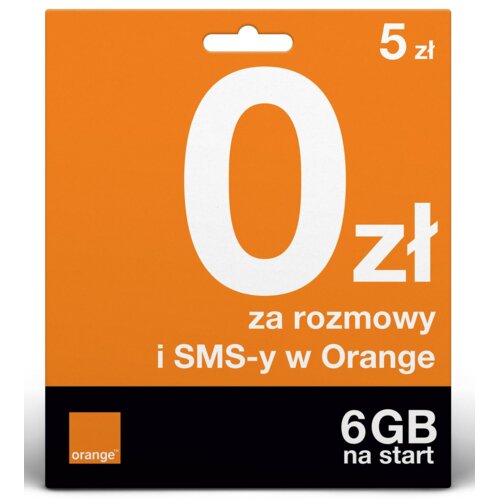 Orange One 5 Zl Pakiet Startowy Ceny I Opinie W Media Expert