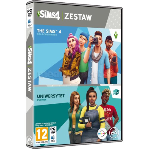 The Sims 4 + Dodatek Uniwersytet Gra PC - ceny i opinie w Media Expert