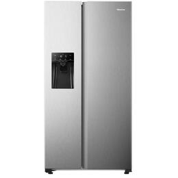 Lodówka HISENSE RS650N4AC2 Side by Side No frost 179.1cm Srebrna Podajnik wody Kostkarka