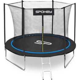 Trampolina SPOKEY Jumper Czarno-niebieski (244 cm)