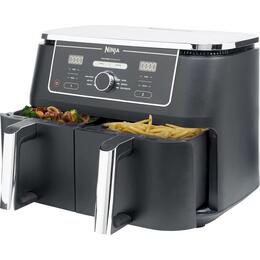 AIR FRYER NINJA AF400EU FOODI MAX XXL (CZERŃ) (PODWÓJNY KOSZ - 2X4,75L) (2470W)