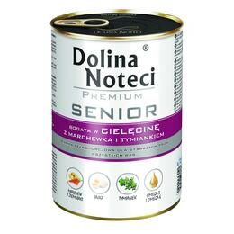 Karma dla psa DOLINA NOTECI Premium Senior Cielęcina z marchewką i tymiankiem 400 g