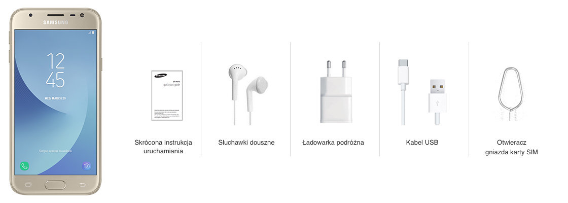 Samsung Samsung Galaxy J3 W Opakowaniu 1120 Samsung Samsung Galaxy J3 W Opakowaniu 1120