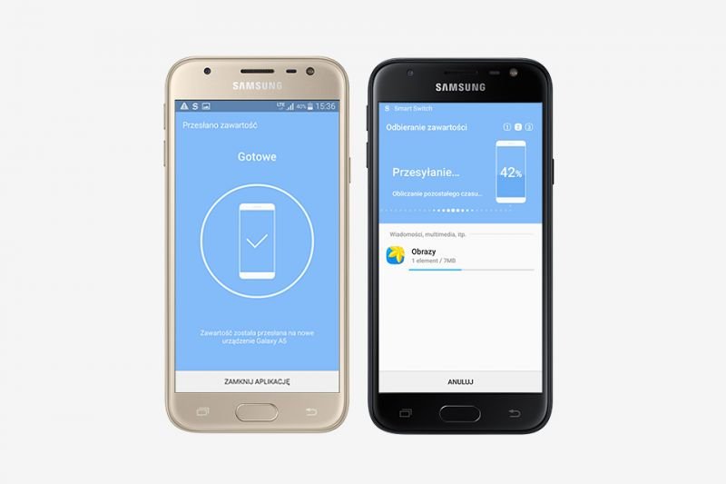 Samsung Szybkie przenoszenie plików z aplikacją Smart Switch Samsung Szybkie przenoszenie plików z aplikacją Smart Switch