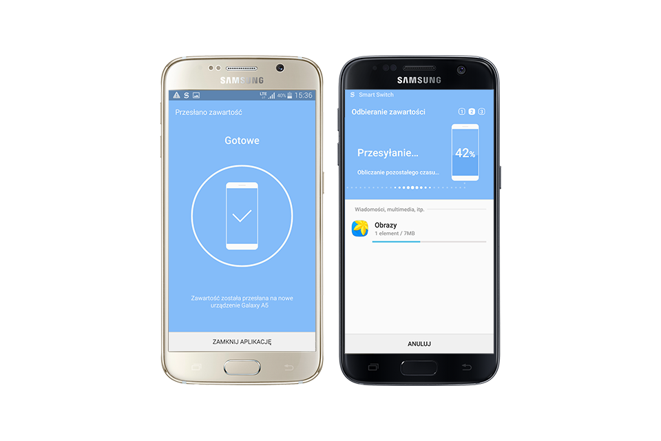 Samsung Szybkie przenoszenie plików z aplikacją Smart Switch Samsung Szybkie przenoszenie plików z aplikacją Smart Switch