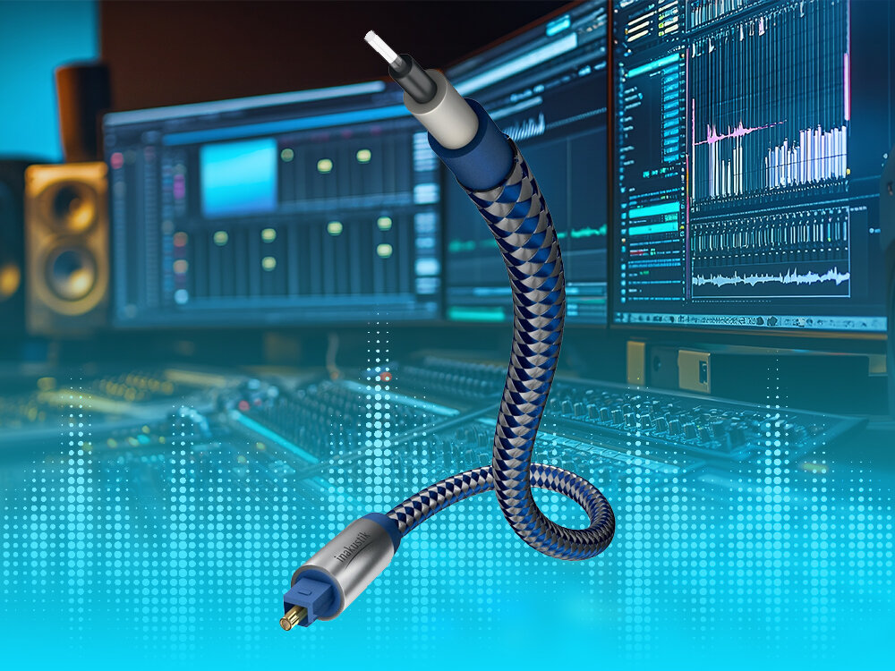 Kabel optyczny Toslink - Toslink IN-AKUSTIK 5 m - Niezawodność dźwięku i obrazu