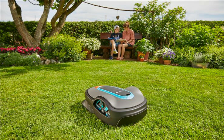 ROBOT KOSZĄCY GARDENA SILENO LIFE 1000 SMART 19114-32 wyglad front powierzchnia cichy
