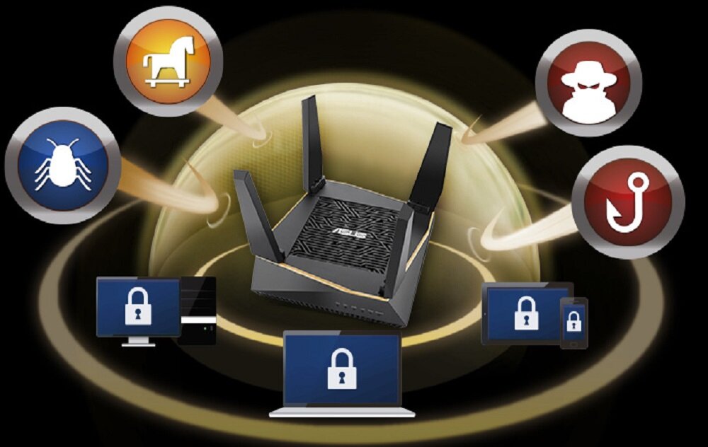 Router ASUS RT-AX92U - Zaprojektowane do rozgrywki z niskim pingiem