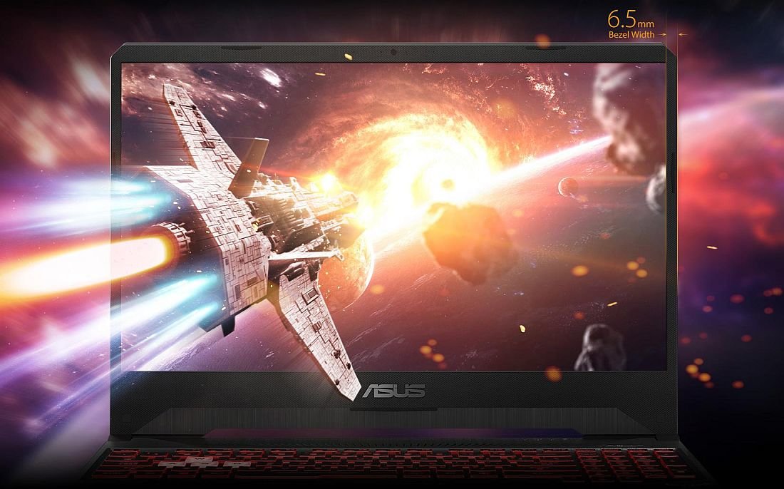 Laptop gamingowy ASUS TUF Gaming FX505 - NANOEDGE MATRYCA IPS