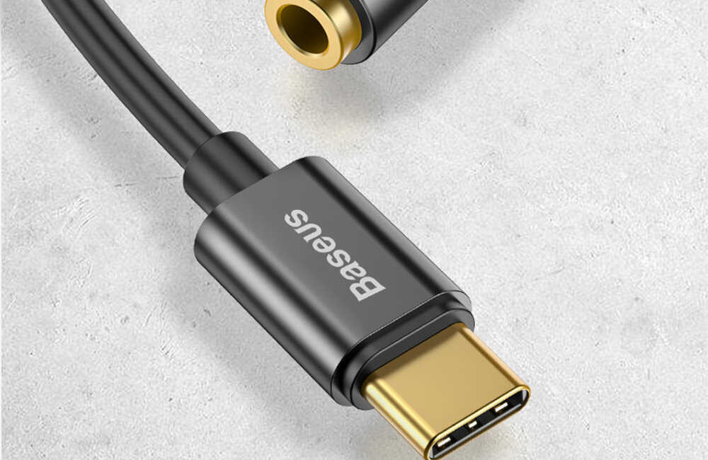 ADAPTER AUDIO BASEUS L54 USB-C + MINI JACK 3,5MM (CZARNY) więcej możliwości