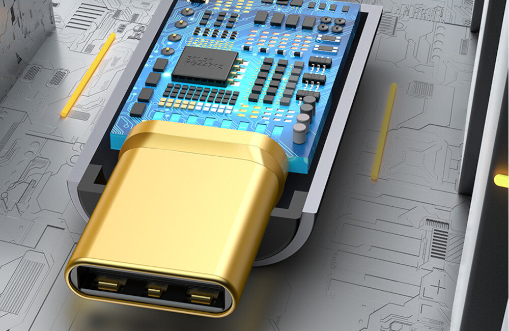 ADAPTER AUDIO BASEUS L54 USB-C + MINI JACK 3,5MM (CZARNY) wytrzymałość odporność