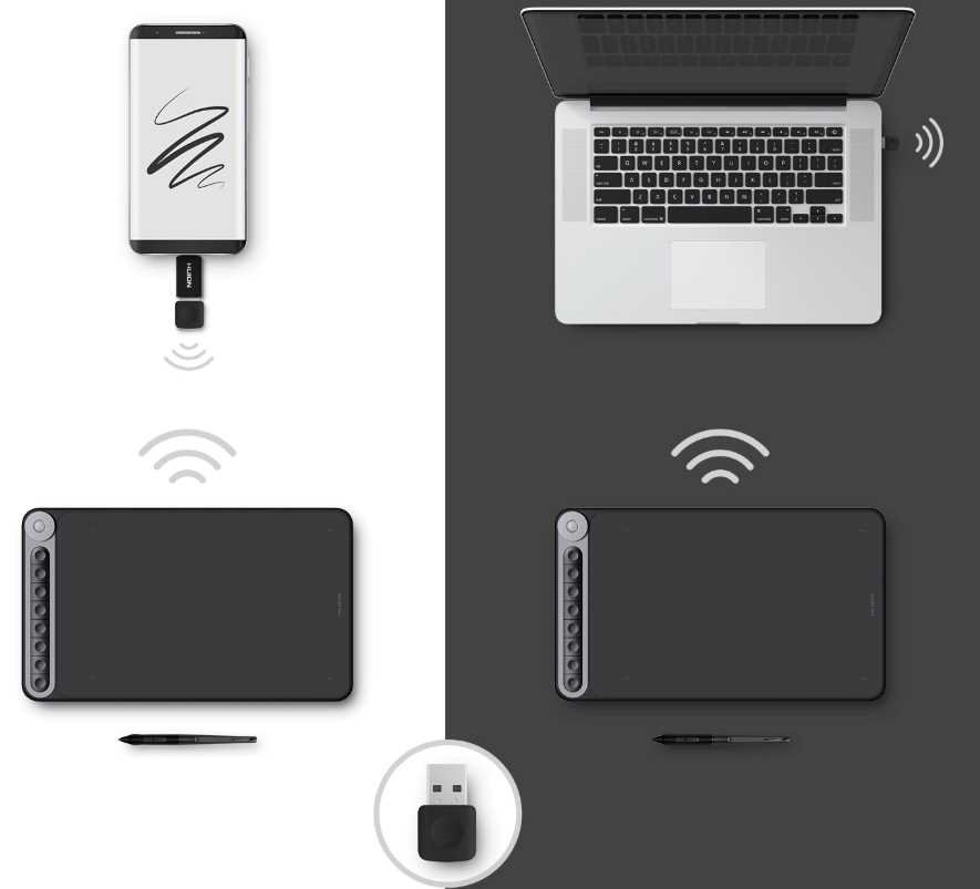 Tablet graficzny HUION Q620M- USB