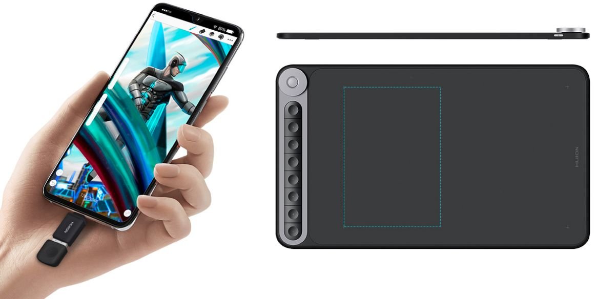 Tablet graficzny HUION Q620M- MOBILNOŚĆ