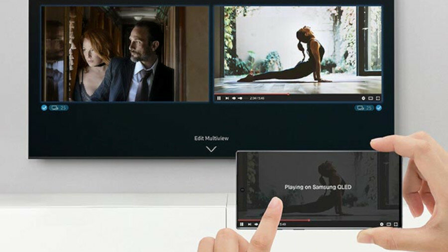 Telewizor SAMSUNG Q77T - multi view
