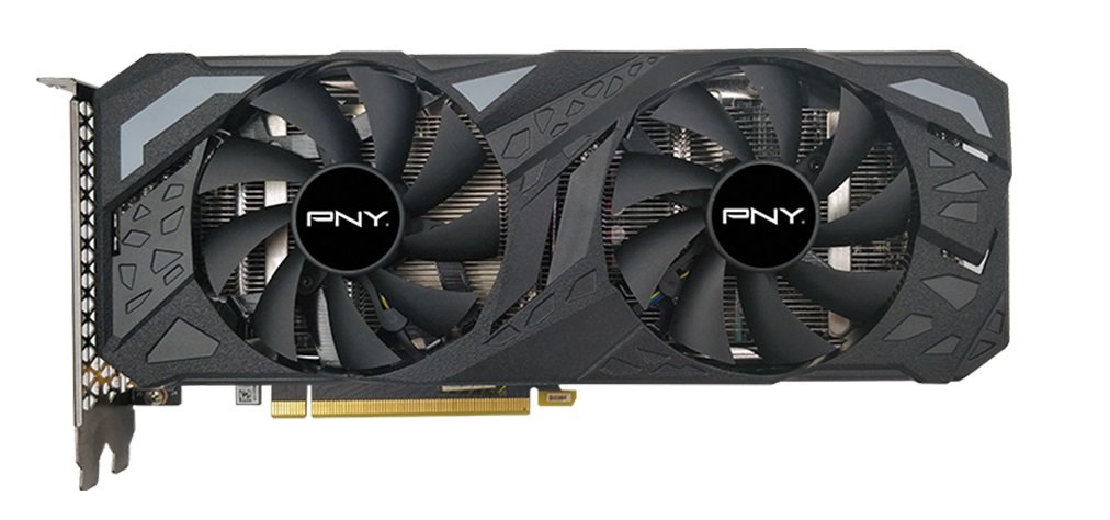 Karta graficzna PNY GeForce RTX 2070 Super Dual Fan 8GB system chłodzenia dwa wentylatory
