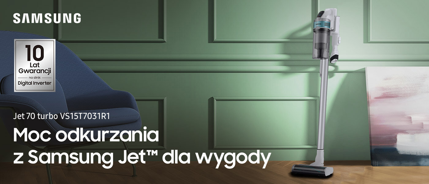 Już teraz w sklepie Media Expert możesz kupić bezprzewodowy odkurzacz VS15T7031R1/GE, z którym sprzątanie staje się wygodniejsze Już teraz w sklepie Media Expert możesz kupić bezprzewodowy odkurzacz VS15T7031R1/GE, z którym sprzątanie staje się wygodniejsze