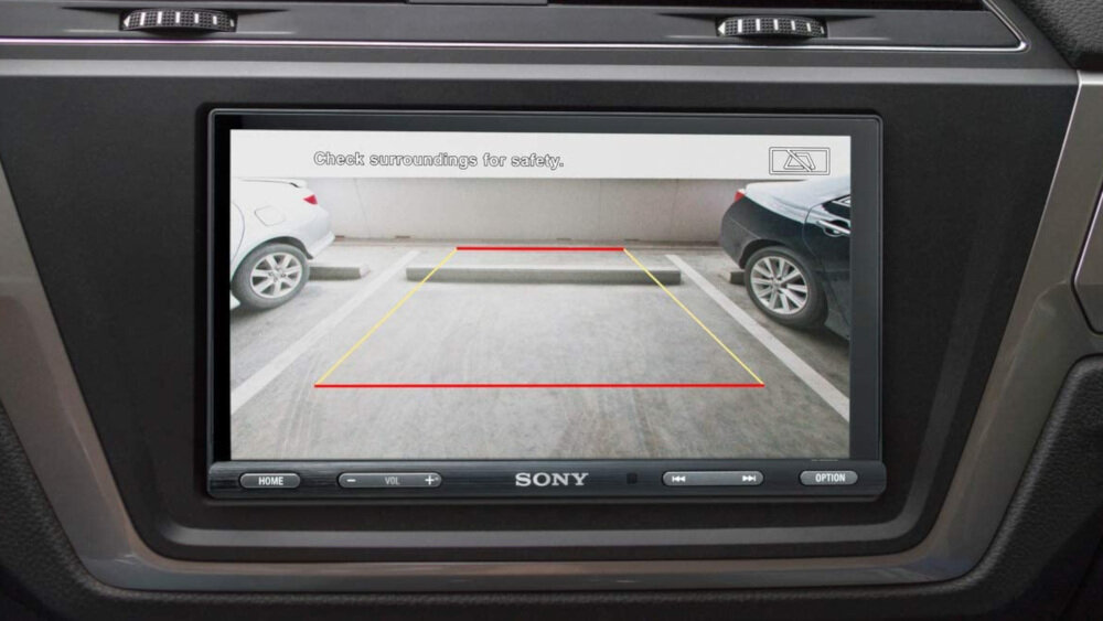 Radio samochodowe SONY XAV-AX5550D - kamera cofania