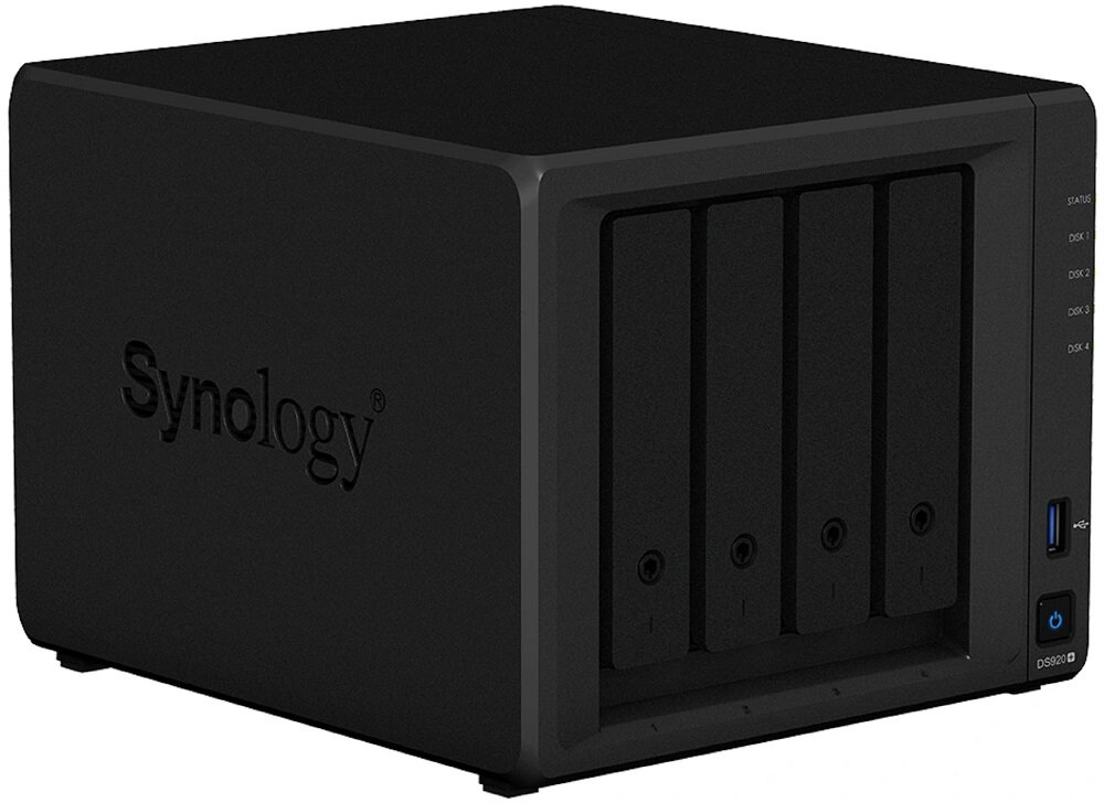 Serwer plików SYNOLOGY DS920+ - Złącza urządzenia
