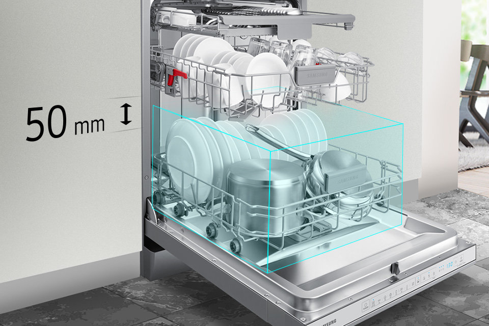 DW60R7050FS regulowane kosze 2 DW60R7050FS regulowane kosze 2