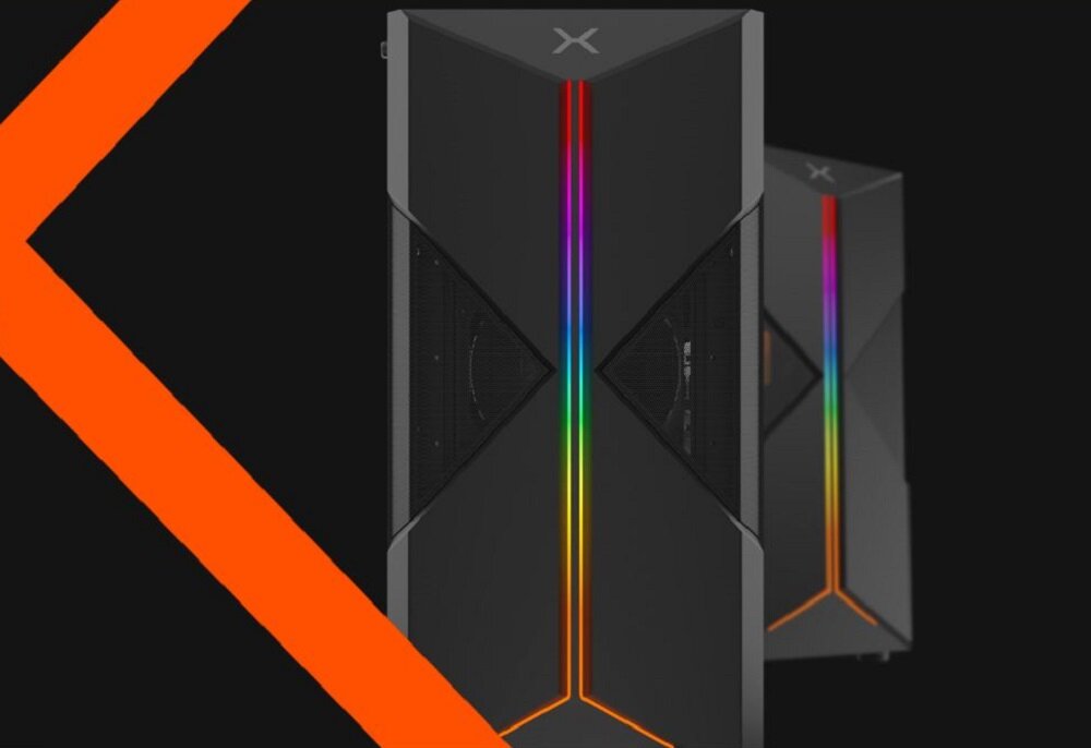 Obudowa PC KRUX Astral - Pasek ARGB na przednim panelu