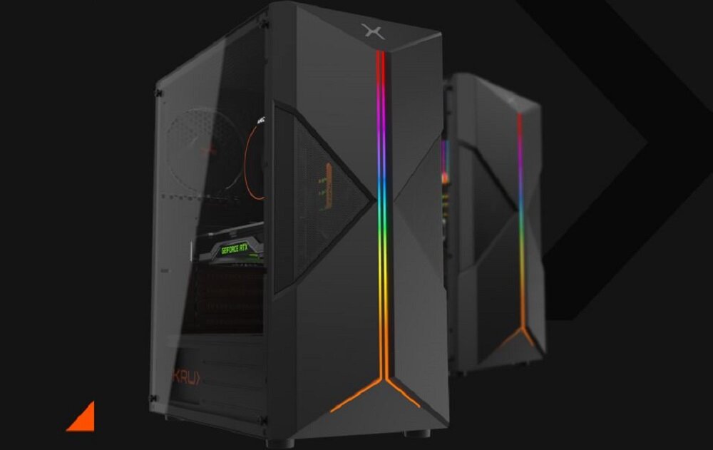 Obudowa PC KRUX Astral - Podręczy panel z gniazdami