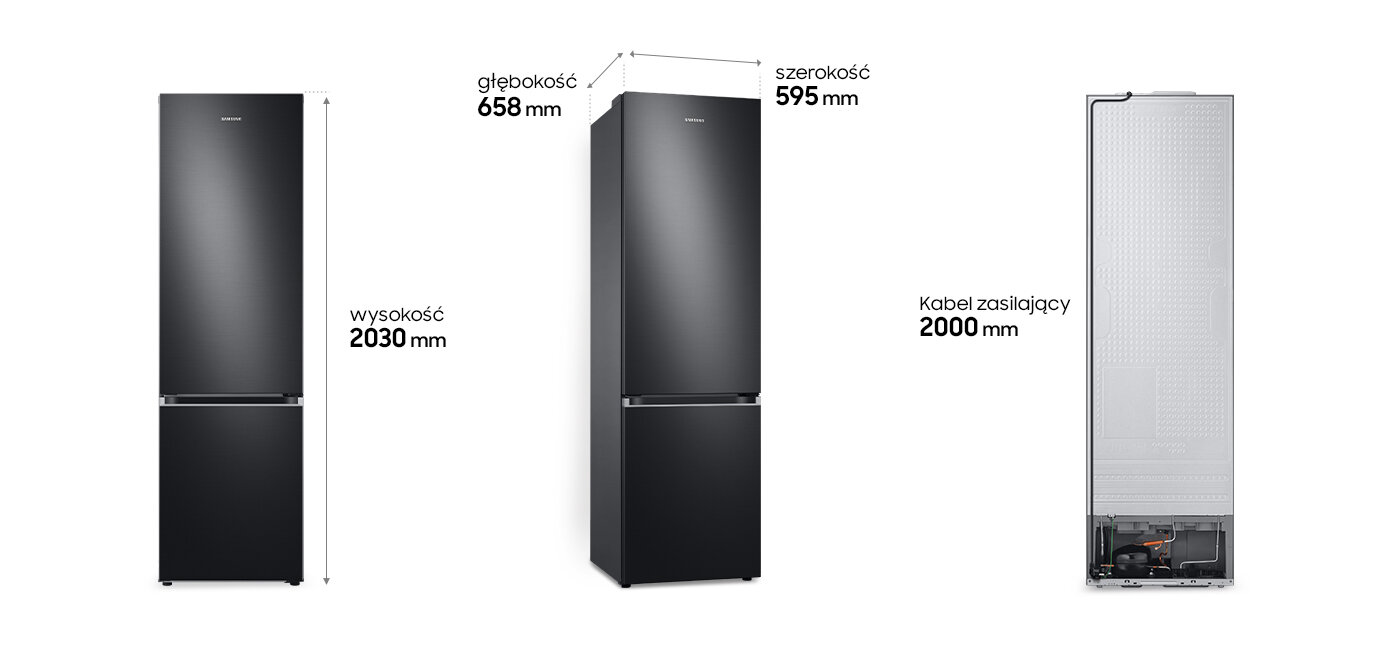 wymiary lodówki Samsung rb38t602eb1 wymiary lodówki Samsung rb38t602eb1