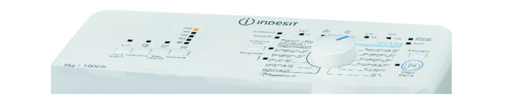 Pralka INDESIT BTW L60300 PL/N wskaźnik LED parametry prosta obsługa