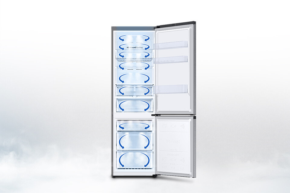 Równomierne chłodzenie w całej lodówce Równomierne chłodzenie w całej lodówce