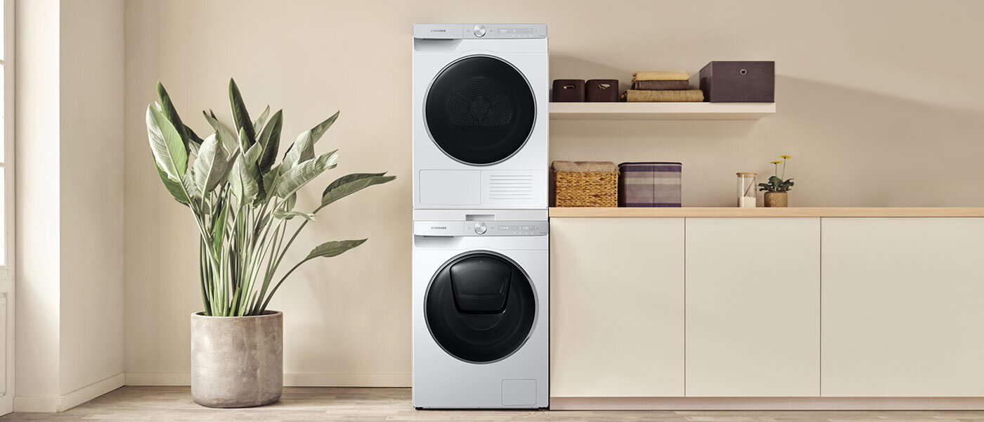 suszarka ustawiona na pralce suszarka ustawiona na pralce