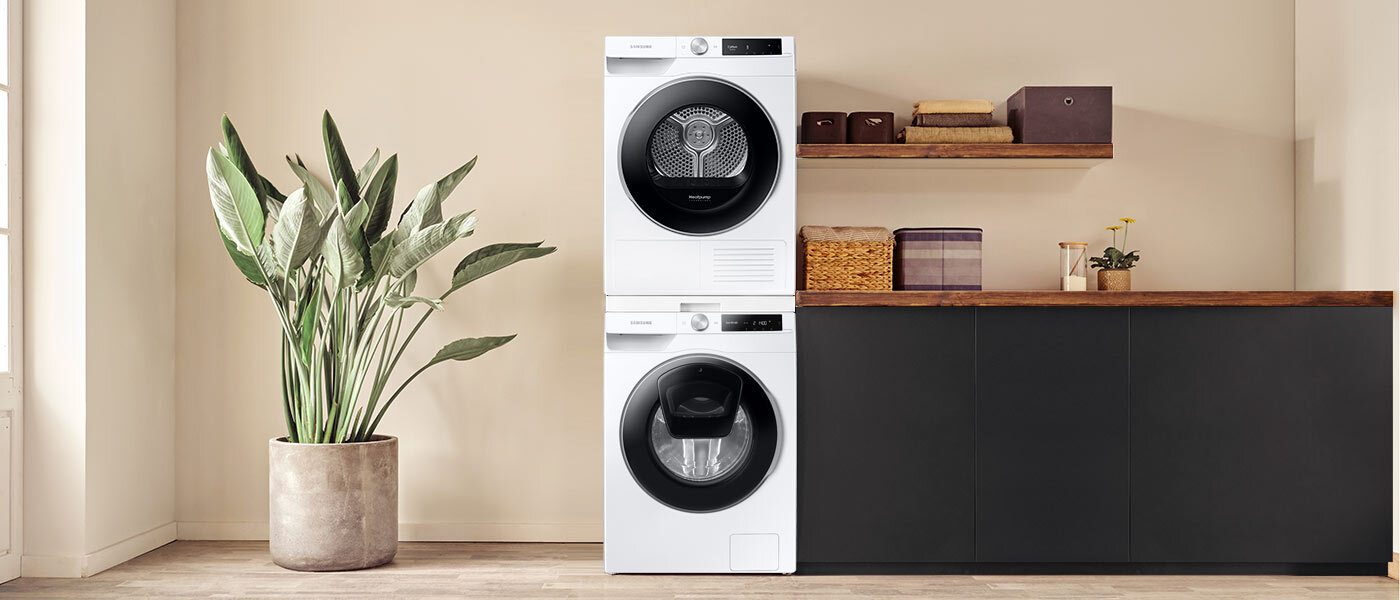 Suszarka i pralka tworzą spójny zestaw Suszarka i pralka tworzą spójny zestaw