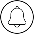 Ikona klasycznego dzwonka Ikona klasycznego dzwonka
