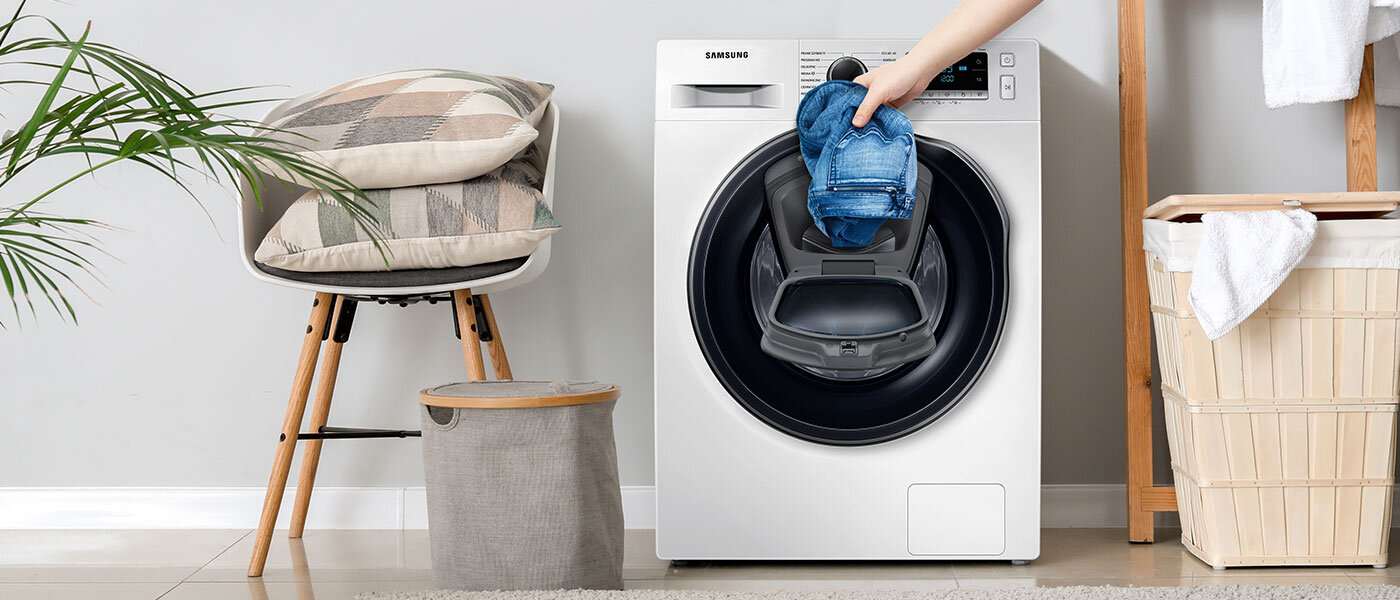 Pralka Samsung WW8NK62E0RW z drzwiami AddWash™ - przyjdź do Media Expert, by dowiedzieć się kiedy możesz dodać odzież w trakcie prania Pralka Samsung WW8NK62E0RW z drzwiami AddWash™ - przyjdź do Media Expert, by dowiedzieć się kiedy możesz dodać odzież w trakcie prania