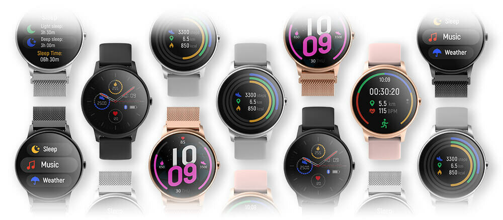 Smartwatch FOREVER Forevive 2 SB-330 ekran bateria czujniki sport zdrowie pojemność rozdzielczość