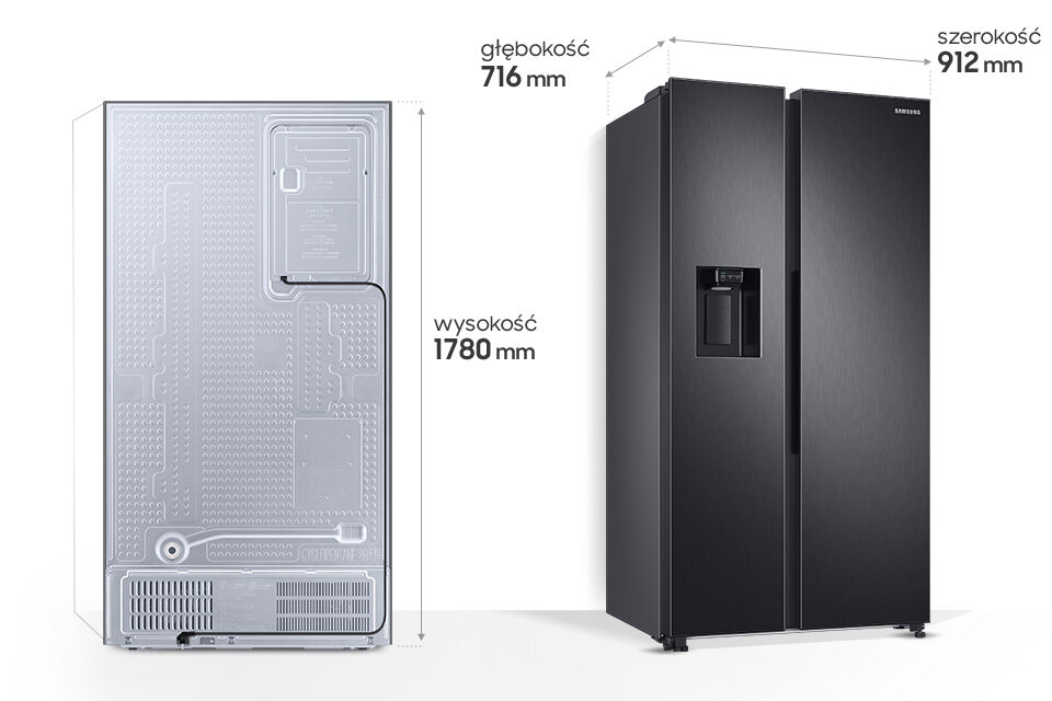 Wymiary lodówki Samsung Wymiary lodówki Samsung