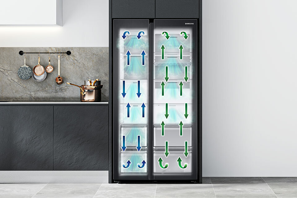 dwa parowniki i dwa wentylatory dwa parowniki i dwa wentylatory