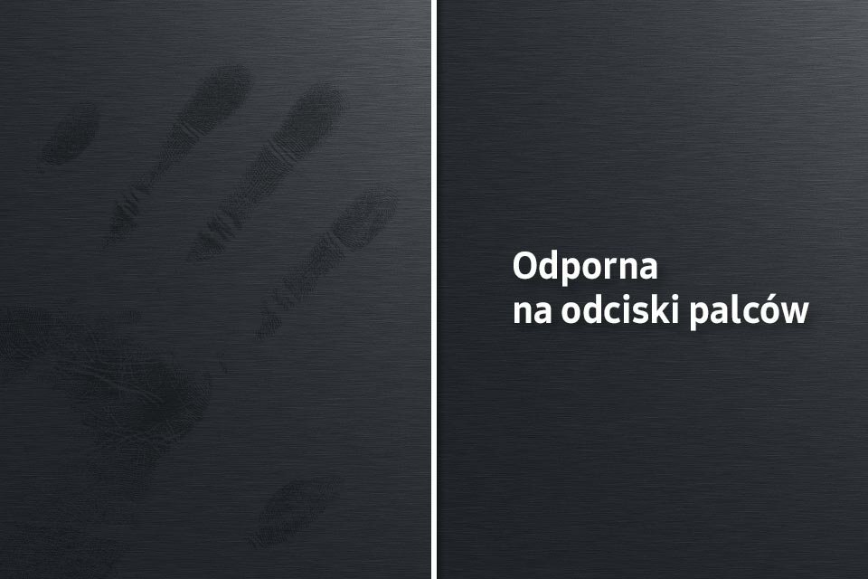 powierzchnia odporna na odciski palców powierzchnia odporna na odciski palców