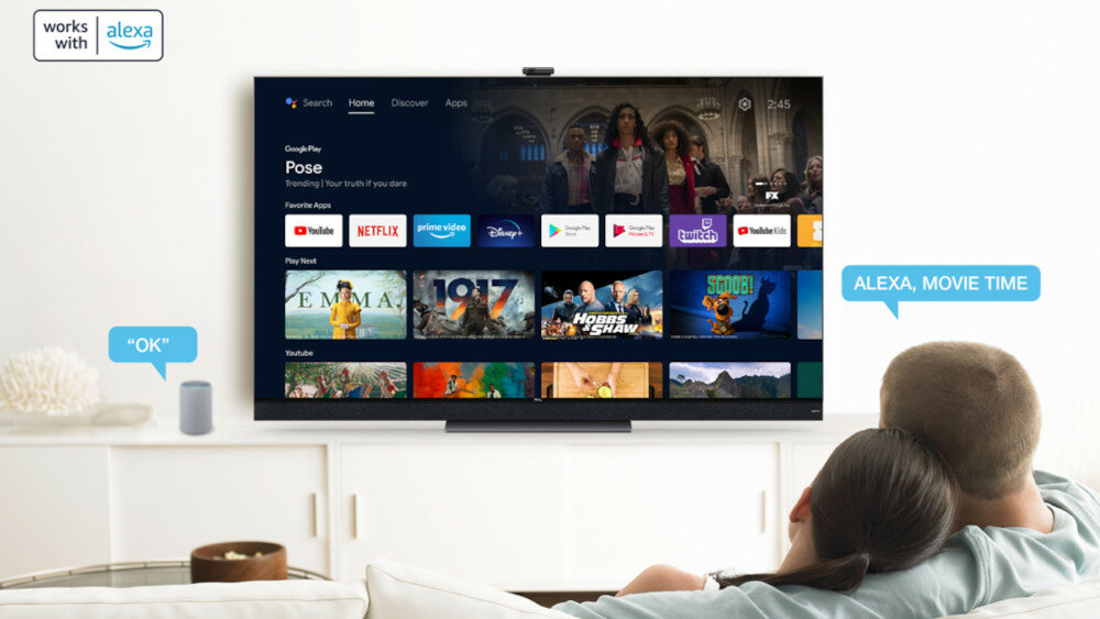 Telewizor TCL MINILED X925 - alexa