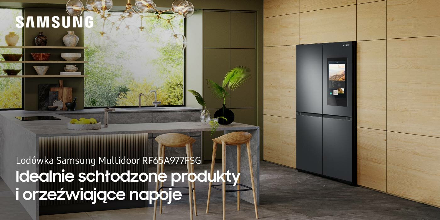 lodówka multidoor z ekranem i centrum napojów lodówka multidoor z ekranem i centrum napojów