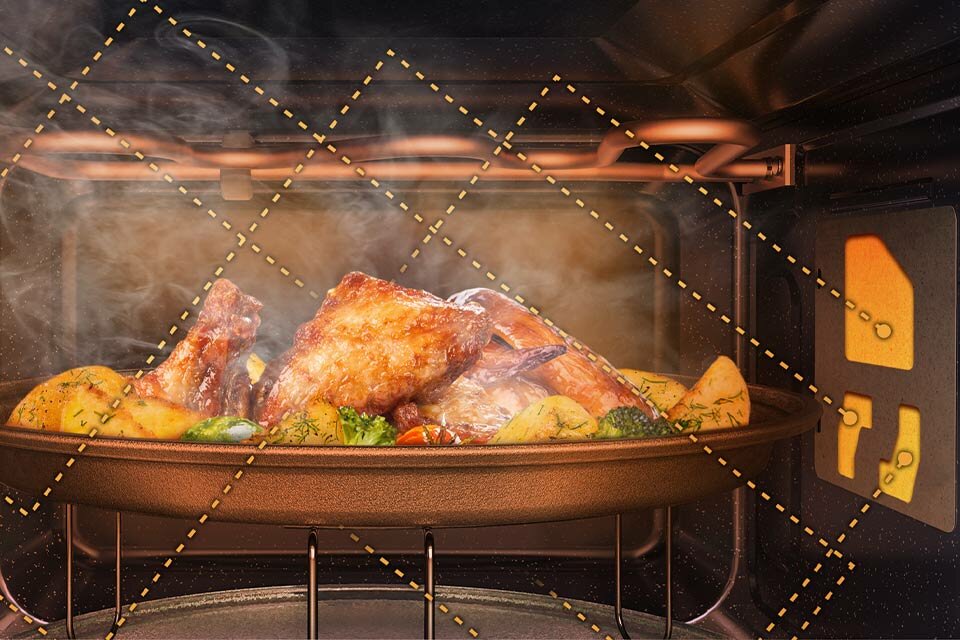 Równomiernie podgrzewana potrawa Równomiernie podgrzewana potrawa