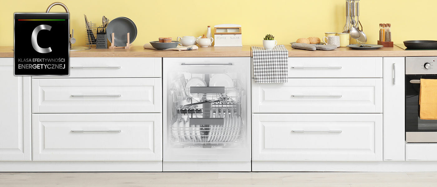 Zastosowanie w urządzeniu klasy energetycznej C zapewnia energooszczędną pracę urządzenia Zastosowanie w urządzeniu klasy energetycznej C zapewnia energooszczędną pracę urządzenia