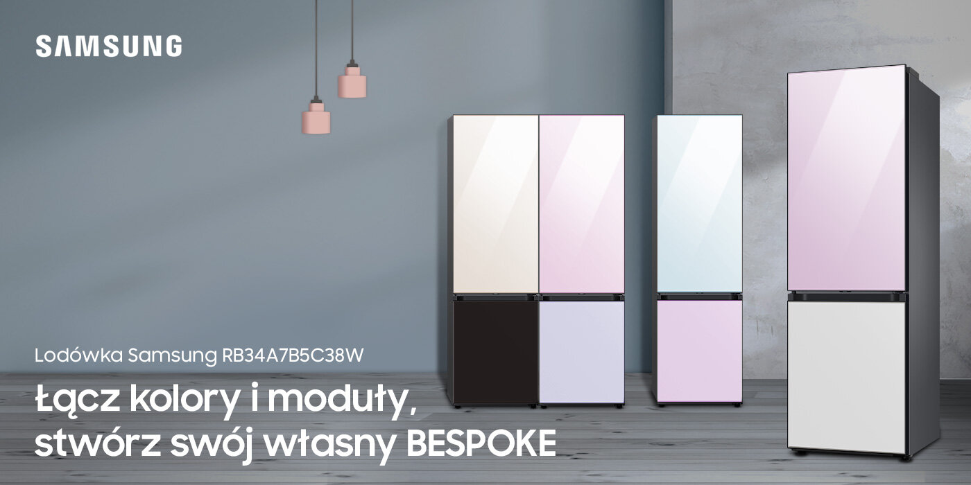 Lodówka Samsung BESPOKE RB34A7B5C38WEF Lodówka Samsung BESPOKE RB34A7B5C38WEF